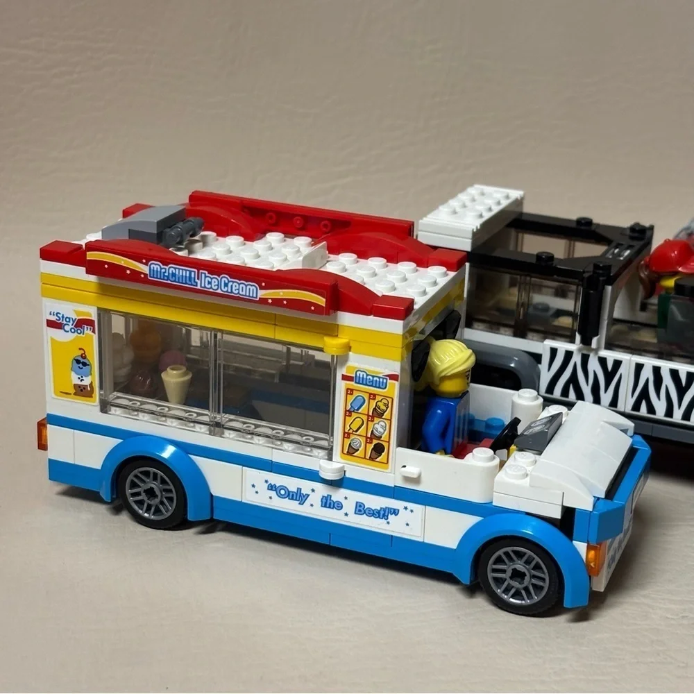 Lot of 3 Lego Vehicles with Figures